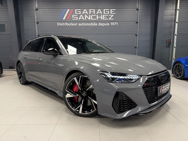 RS6 AVANT C8 V8 4.0L TFSI 600CV BVA8- Céramique/Attelage/Echapp RS-Suivi Audi-GAR 12M
