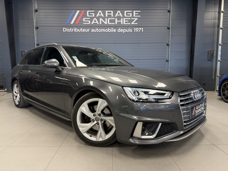 A4 AVANT 35 TDI 150CV S LINE S TRONIC 7-Radars AV/ARR/Jantes 18 -Suivi Audi-GAR 12M