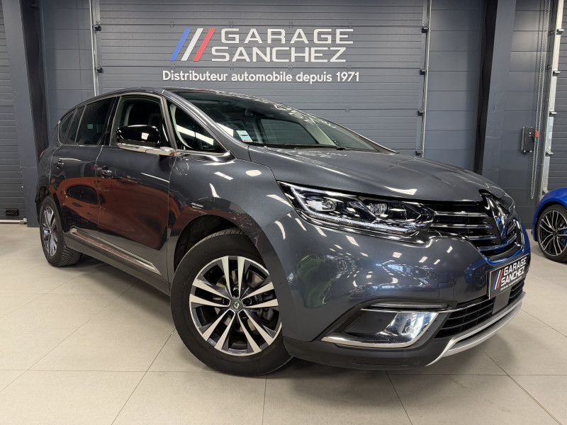 ESPACE V Zen 2.0L Blue DCI 160CV EDC-Toit Pano/Caméra/Attelage-Suivi Renault-GAR 12M