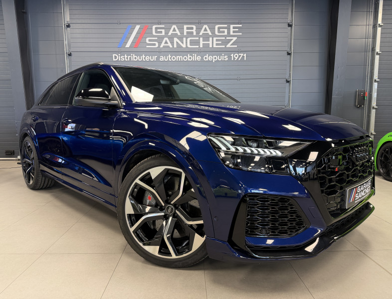 RS Q8 V8 4.0L TFSI 600CV Quattro BVA8 -Céramique/Matrix/V-MAX/TO -Suivi Audi- GAR 12M